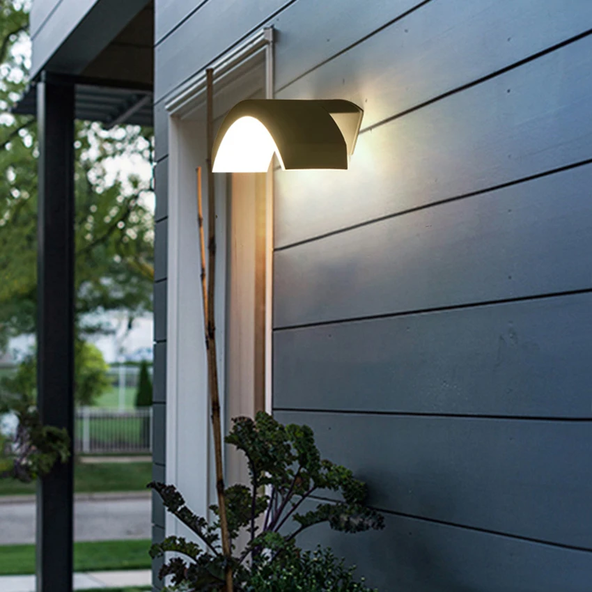 Уличная Водонепроницаемая настенная лампа светодиодный садовый светильник для