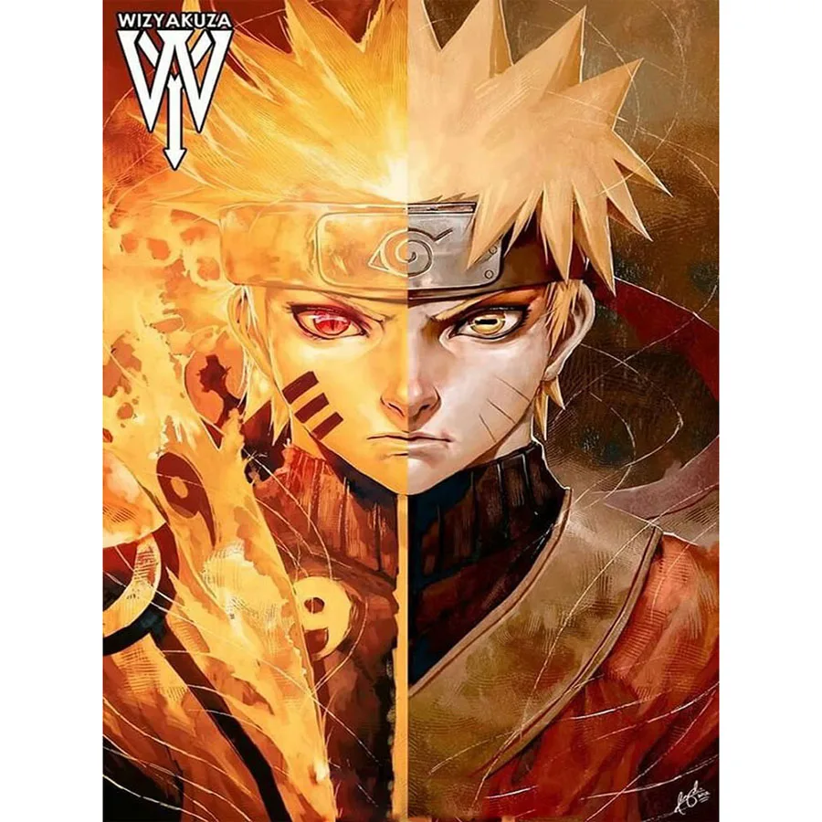 Diamond Art Painting Cartoon Embroidery Kit Anime Spiral Pill Kakashi Hatake 5D DIY Square Round Cross Stitch Home Decor Gift | Дом и сад