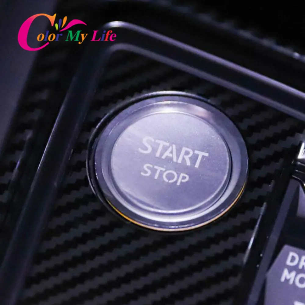2 шт. автомобильный двигатель старт стоп Стайлинг Аксессуары зажигание толчок