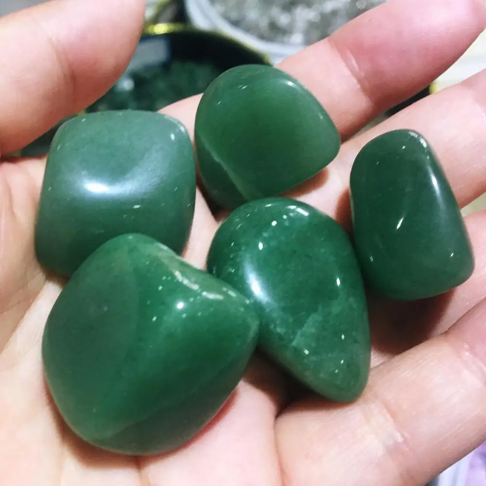 100 г натуральный зеленый нефритовый кристалл для украшения аквариума|Камни| |