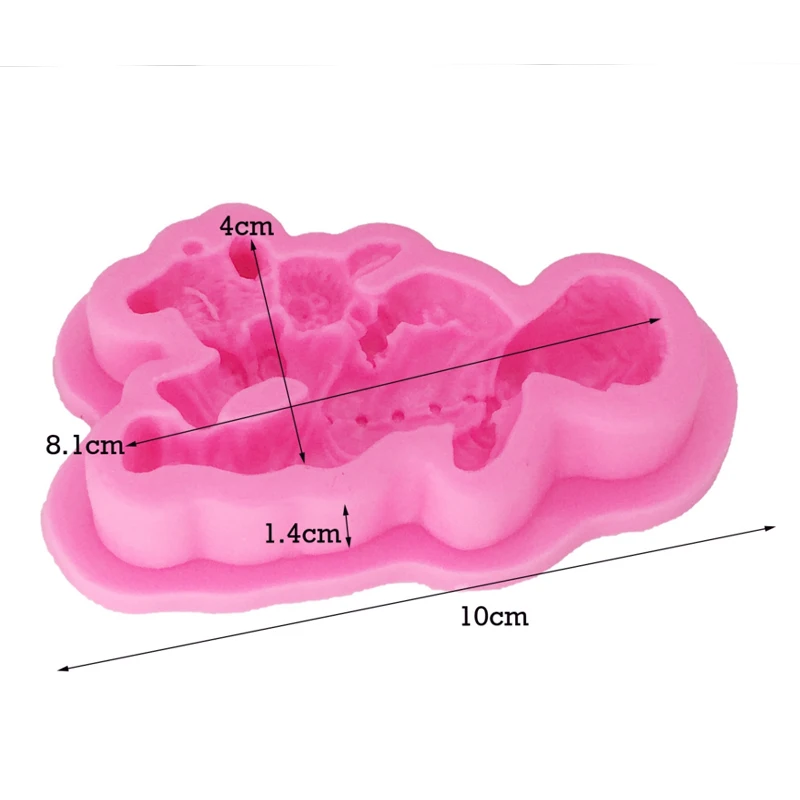 3D Барби Форма Кукла Кролик мальчик силиконовые формы для выпечки кекс Шоколадный