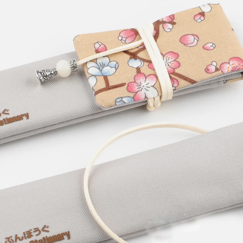 1 шт. креативный чехол-карандаш в японском стиле с принтом цветов сливы