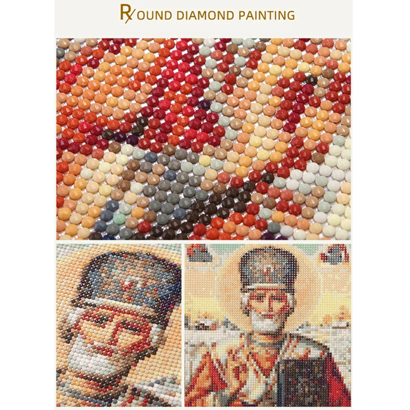 Алмазная 5D картина сделай сам животное полноразмерная и круглая вышивка мозаика