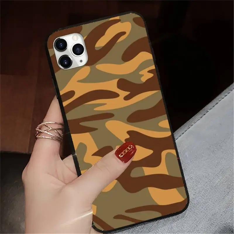 

Military Camouflage Pattern Camouflage Phone Case for iPhone 11 12 mini pro XS MAX 8 7 6 6S Plus X 5S SE 2020 XR