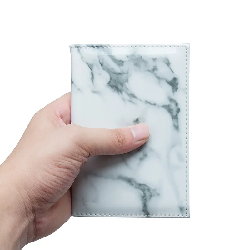 Модный женский и мужской чехол для паспорта из искусственной кожи мраморный