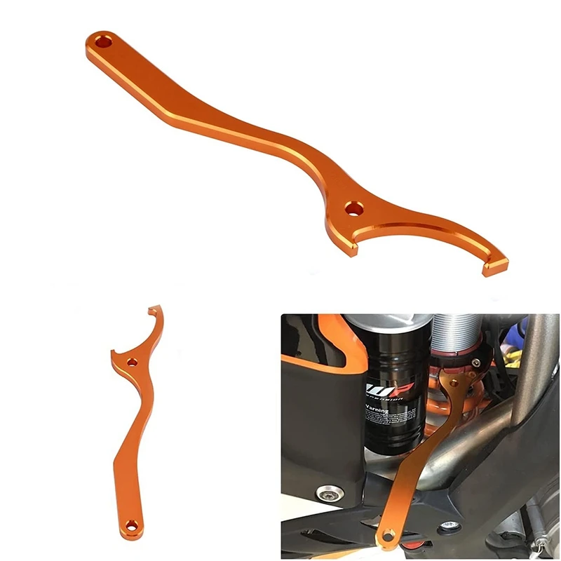 

Rear Wrench Spanner Tool Hook Shock Absorber Wrench Spanner for KTM SX SXF
