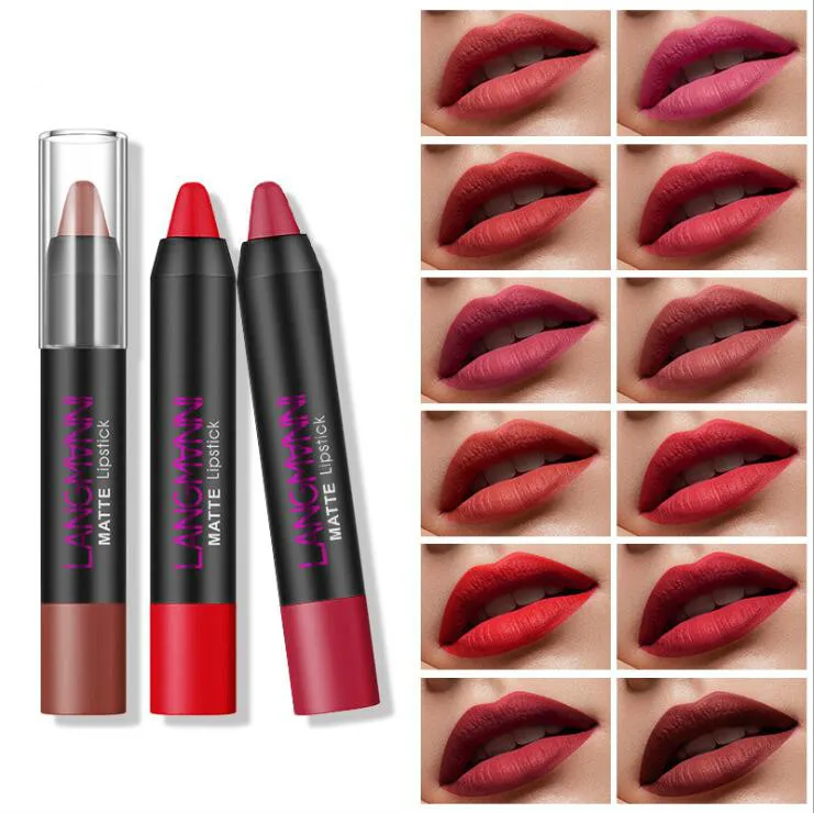 Многоцветная новая бархатная водостойкая антипригарная чашка помада ручка