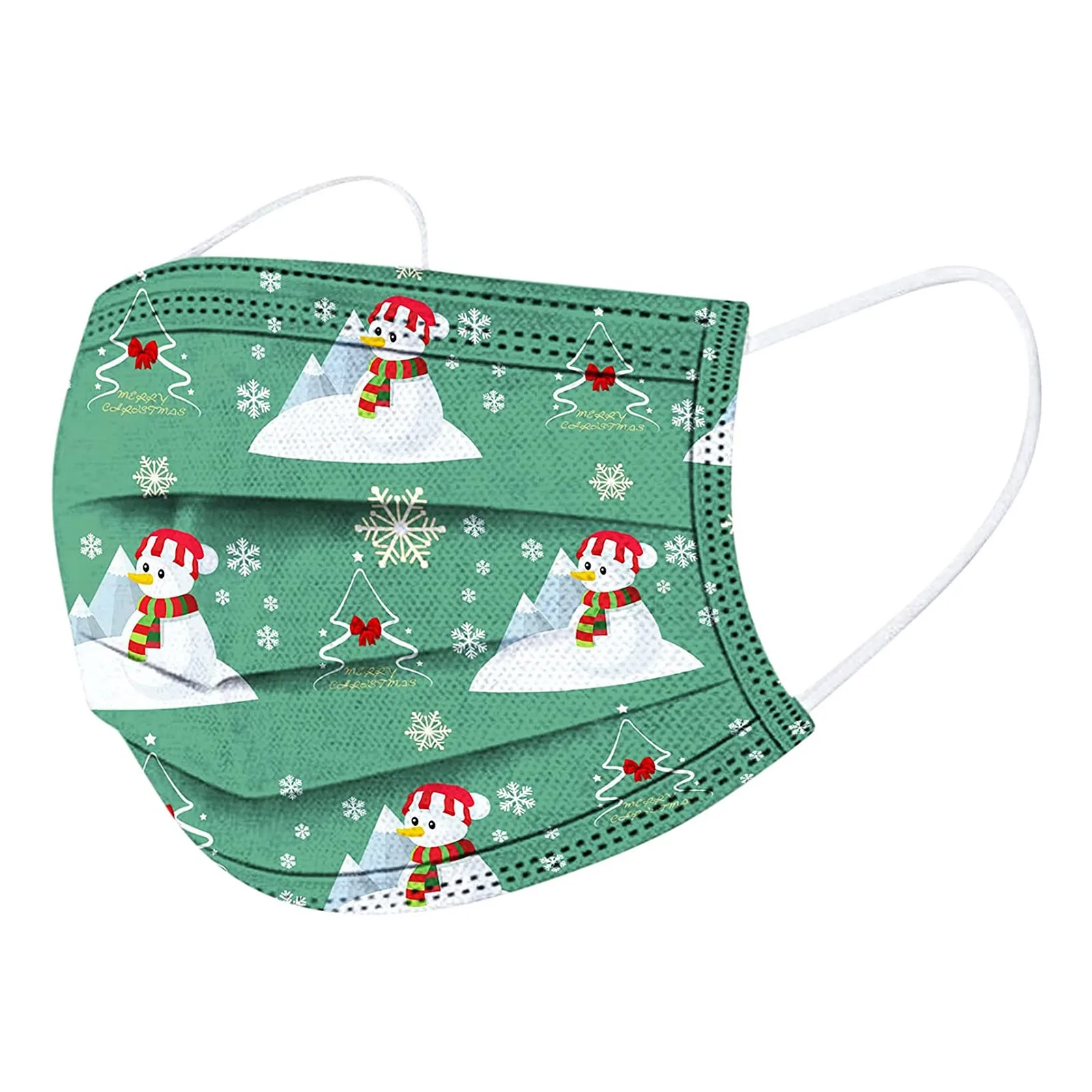 Маска для лица одноразовая трехслойная из нетканого материала 10 шт. |