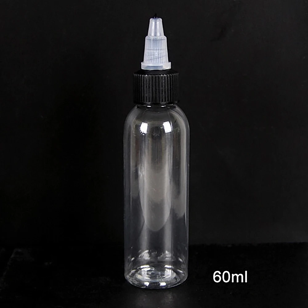 YILONG 10 шт. 30 мл пустые пластиковые белые чернила для татуировки пигментные