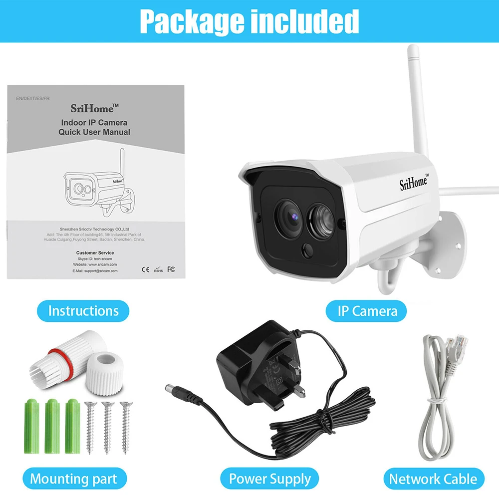 Sricam 1080P PTZ IP камера наружная скорость купольная беспроводная видеокамера с Wi-Fi панорамирование наклона 4X зум ИК Сеть видеонаблюдения ONVIF