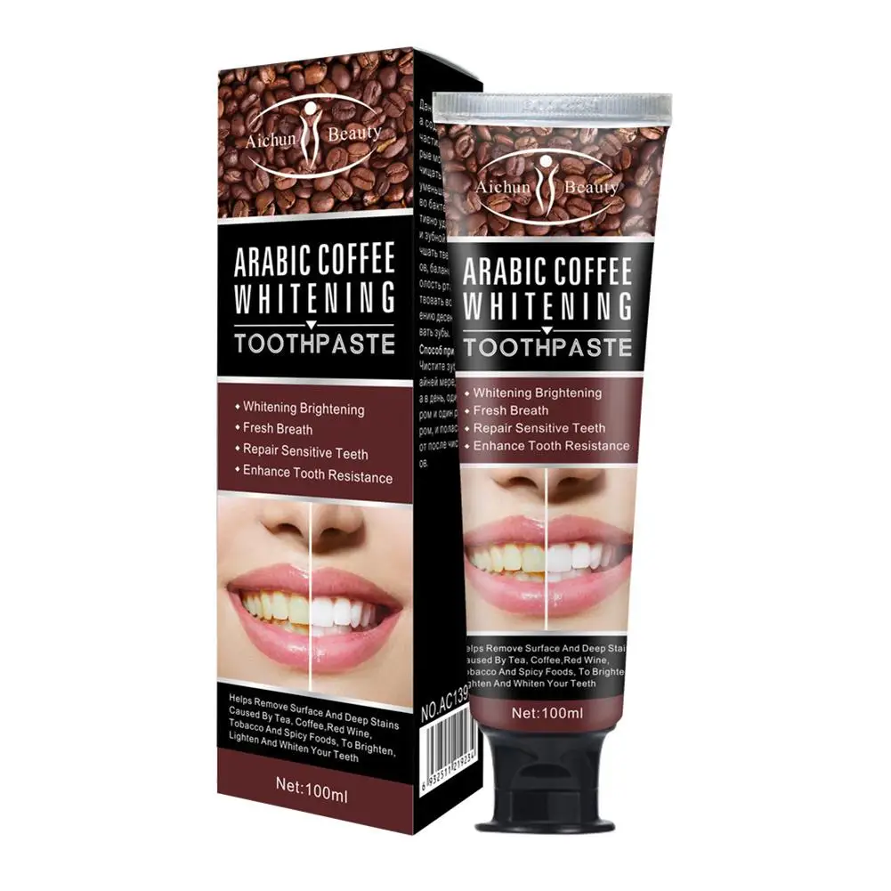 

Coffee Whitening Toothpaste Cleansing Stubborn Tooth Stain Removal Toothpaste Eliminates Remove Bad Breath Prevents Oral Care