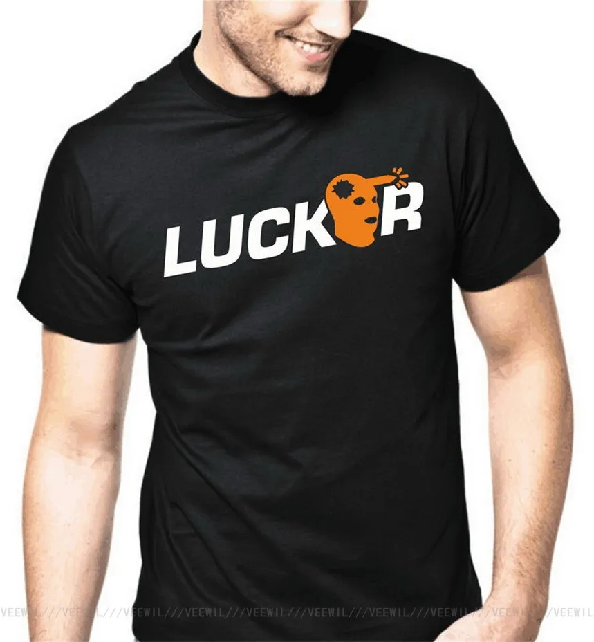 

Футболка Luckor мужская с принтом в стиле хип-хоп