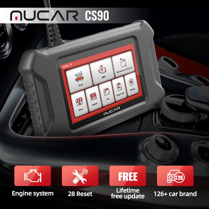 【NEWYEAR700】Диагностический сканер MUCAR CS90 CS99 CS2 OBD2 устройство для считывания кодов