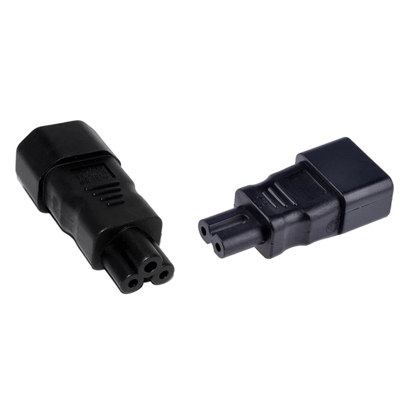 

Адаптер питания IEC 320 C14 Male к C7 Female и IEC320 C13/C14 к C5/C6