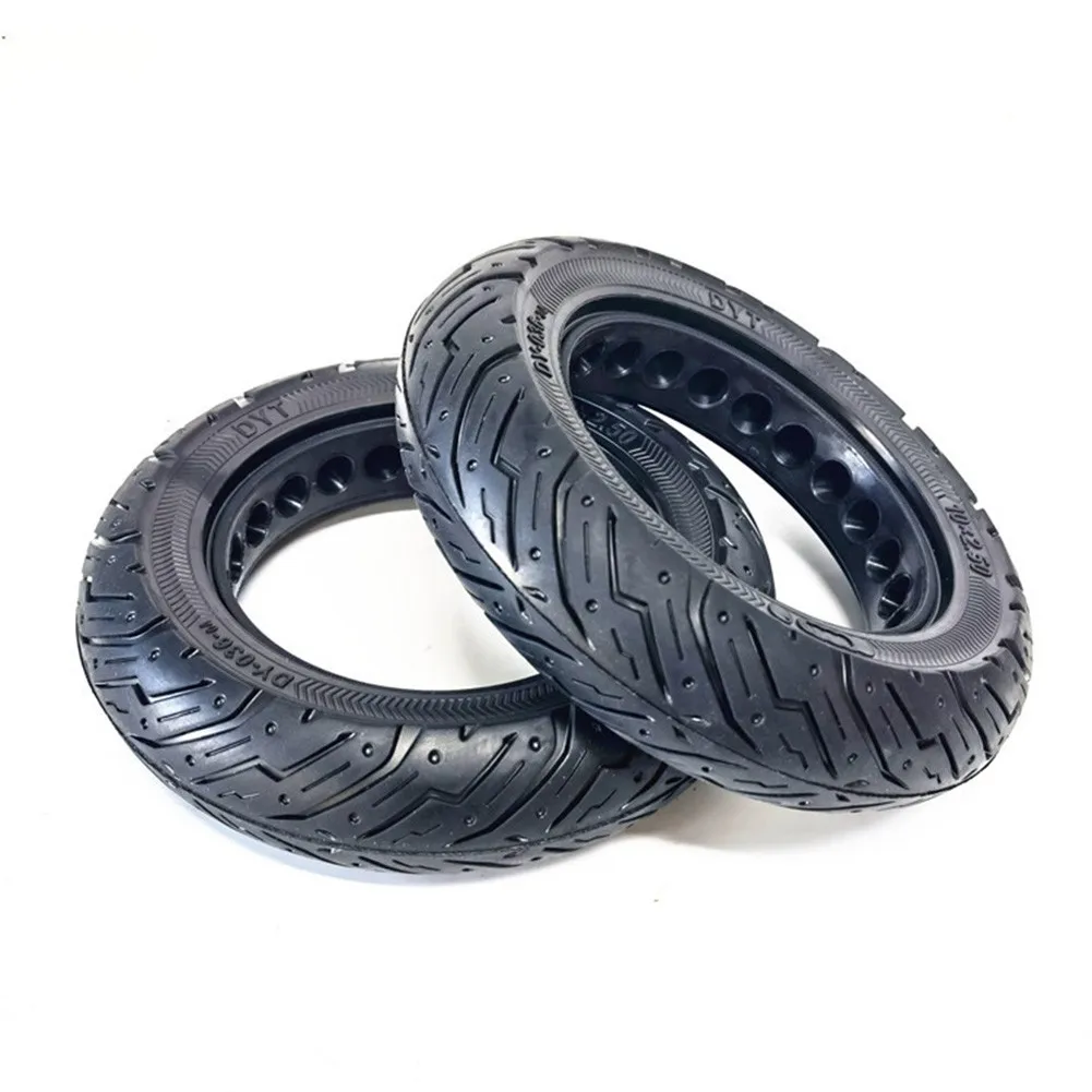 

10X2.50-6.5 Electric Scooter Solid Tire Rubber 10inch Air Free Rear Wheel Tyre Durable Tubeless Inner Honeycomb Anti-puncture