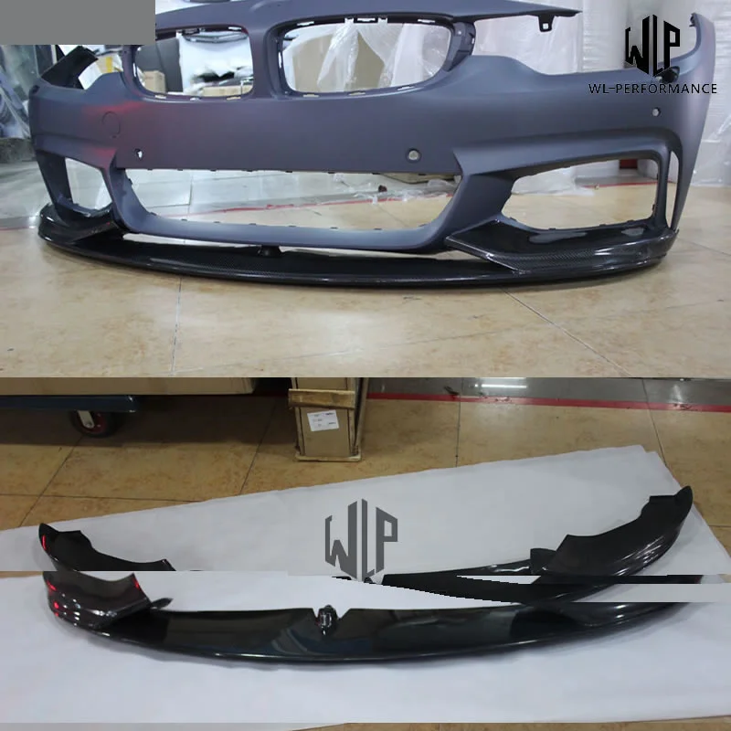 

F32 4 Series P Style High Quality Carbon Fiber M-TECH Front Bumper Lip for BMW 4 Series F32 F33 M-TECH Bumper 2014-UP