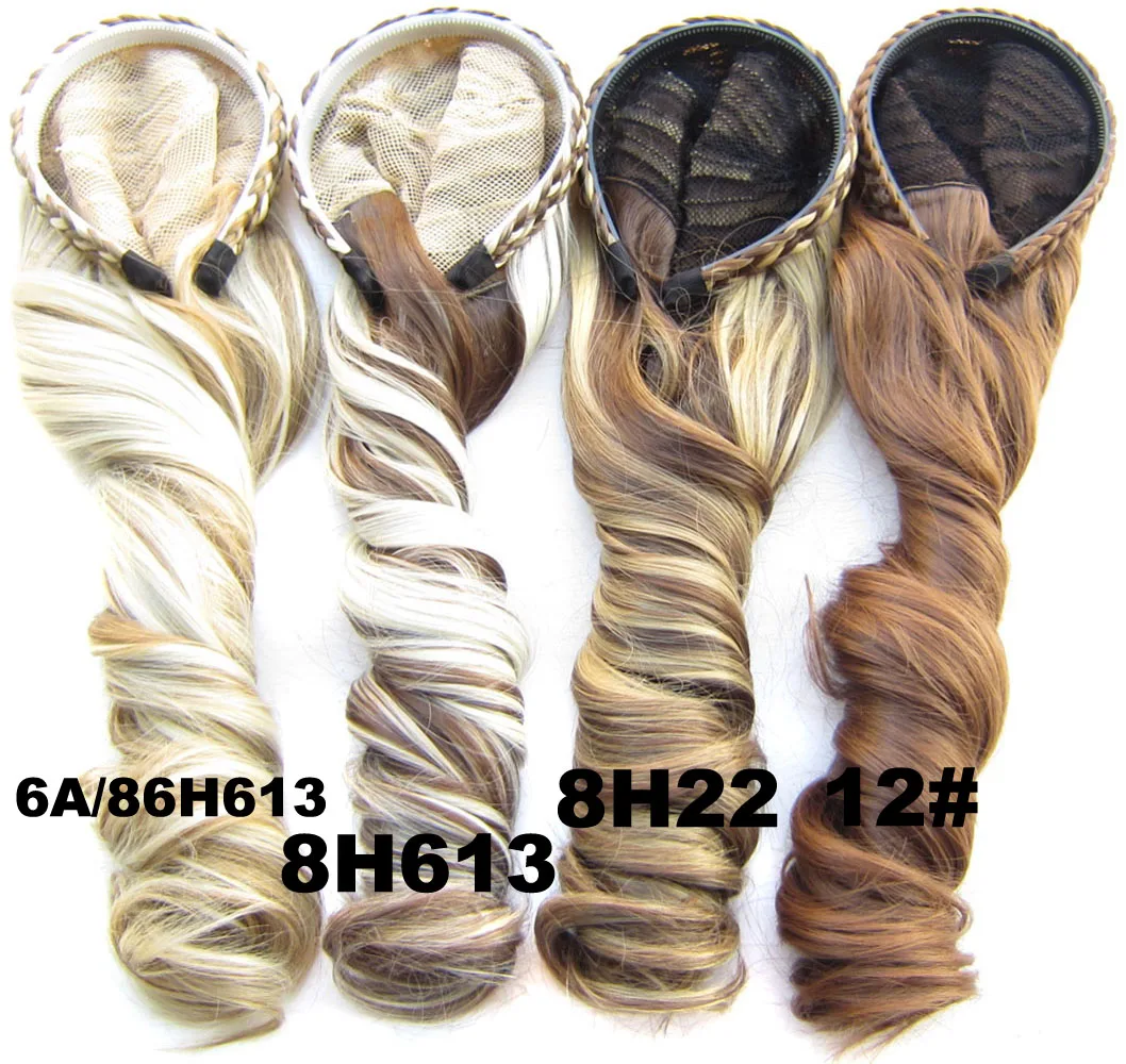 Similler длинные волнистые синтетические волосы Омбре полупарики для женщин