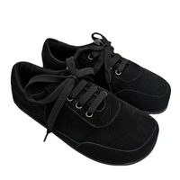 tipsietoes barefoot suede leather sneakers for women wide version sirsi verze
