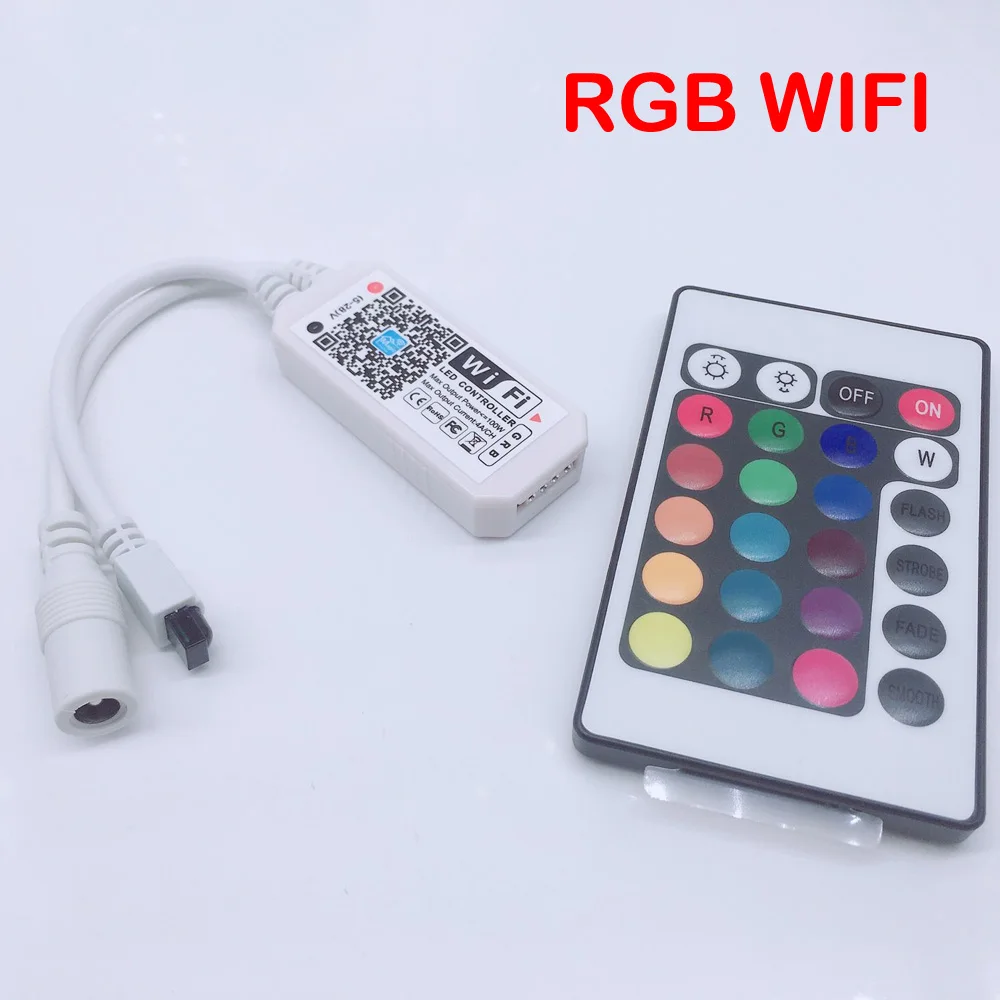 Светодиодный контроллер 16 миллионов цветов Wi Fi RGB/RGBW управление смартфоном режим