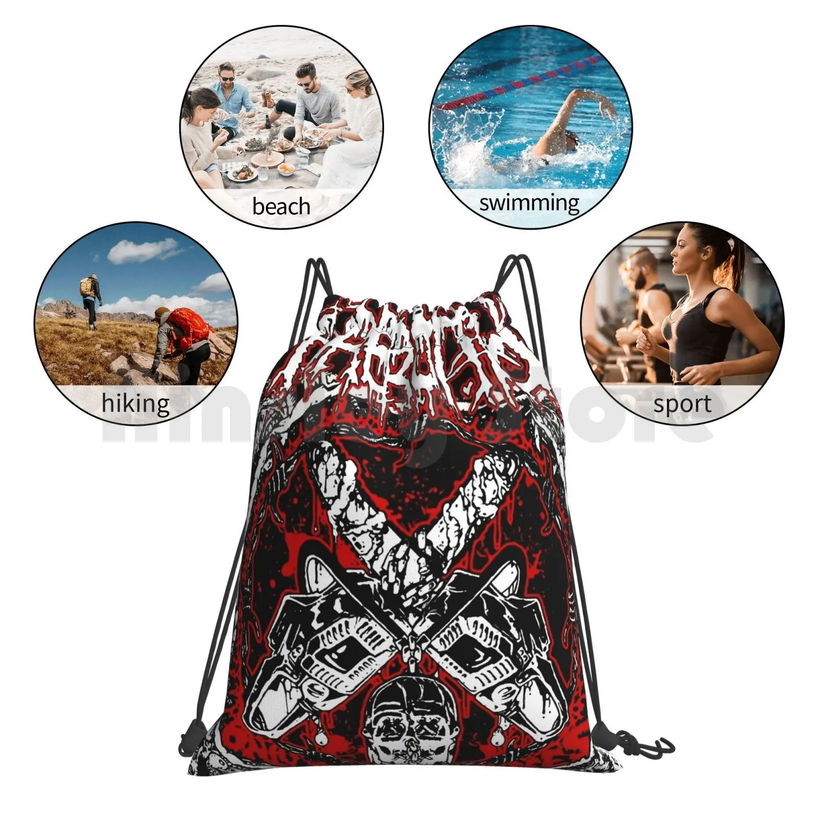 Великолепный мужской рюкзак Gorerotted сумка на шнурке для верховой езды альпинизма