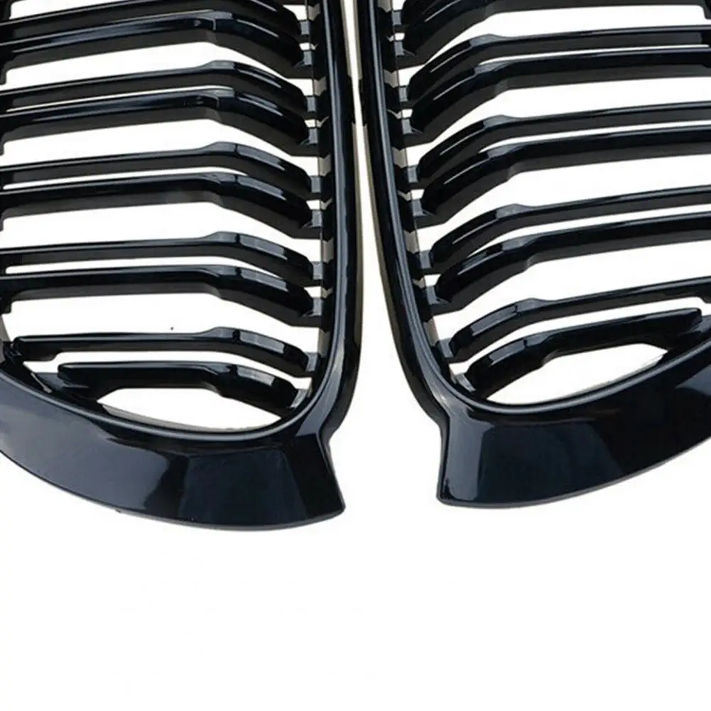 

80% Hot Sales!! 1Pair Glossy Black Front Kidney Grilles 51117338571 51117338572 51137367422 for BMW X3 X4 Series F25 F26 14-16