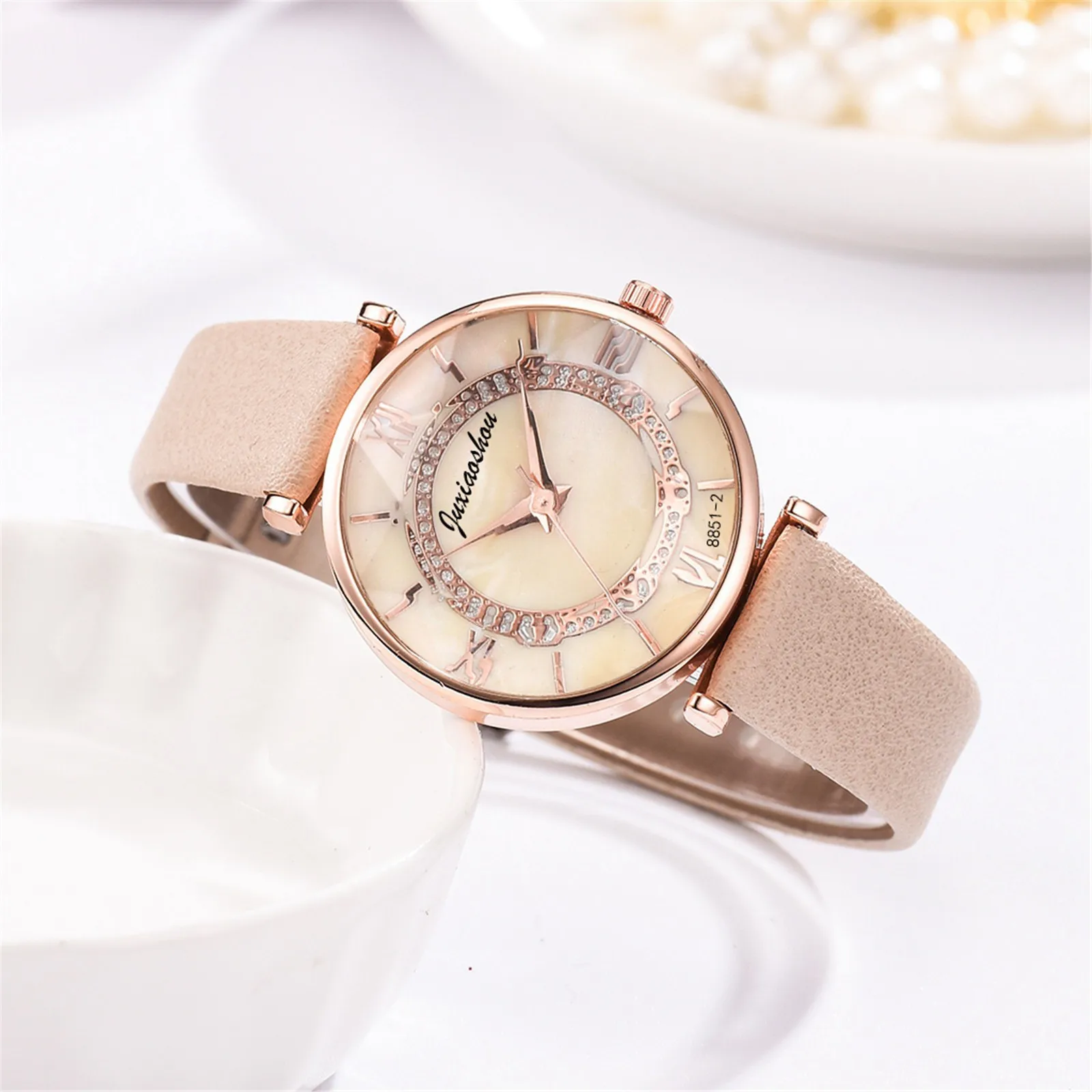 Кварцевые корейские модные повседневные компактные изысканные роскошные