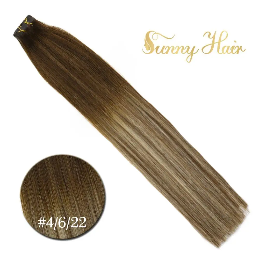 VeSunny бесшовные уток кожи пу лента в наращивание волос клей человеческие волосы