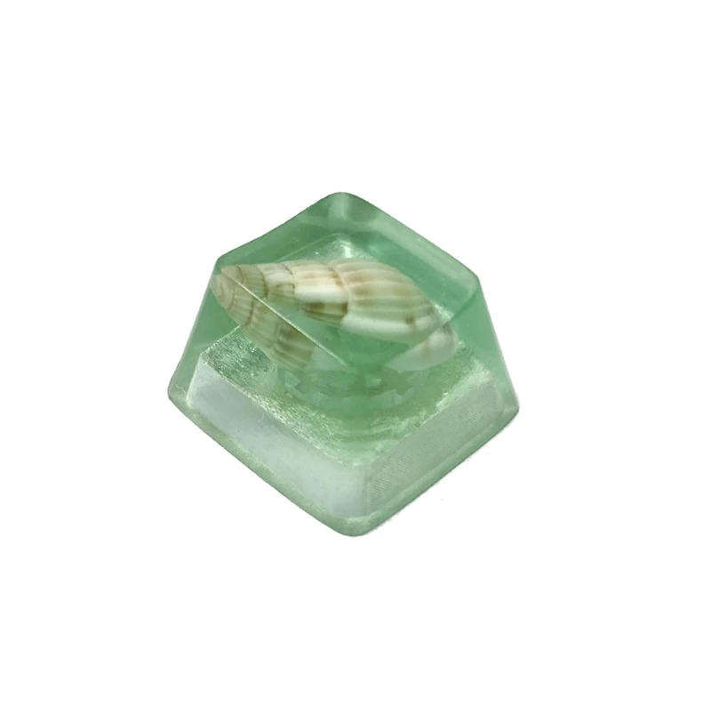 

Handmade Customized OEM R4 Profile Resin Keycap for Cherry MX Switches Mechanical Keyboard Natural Shell Conch Keycap