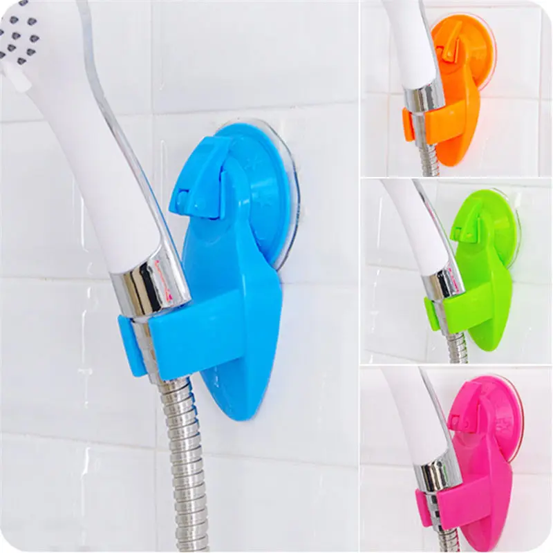 

1pcs Home Bathroom Shower Head Holder Wall Suction Vacuum Cup Wall Mount Adjustable Faucet Holder High Quality Solid Sucker