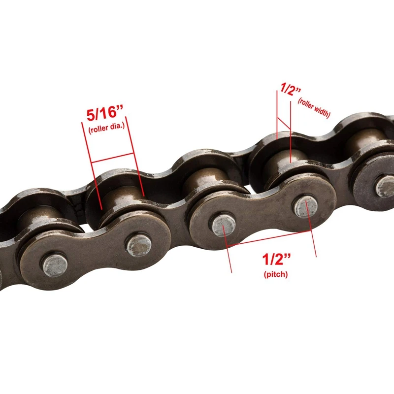 420 Motorcycle Chain - Standard Roller 132 Link + Breaker for 110Cc 125Cc Dirt Pit Bike Atv Quad Go Kart Scooter | Автомобили и