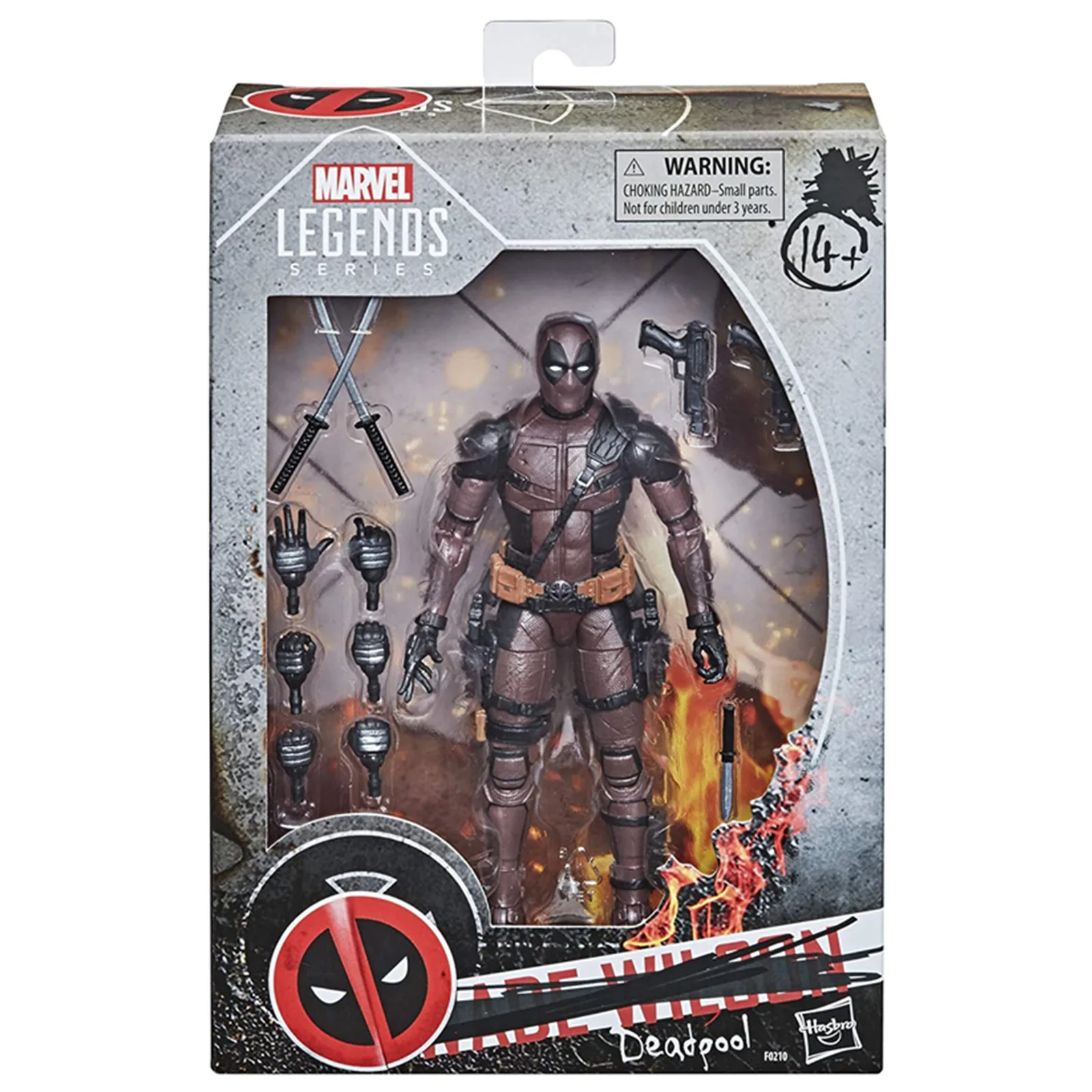 

Фигурка героя из мультфильма Marvel Legends Deadpool 2, оригинальная Коллекционная премиум-серия ML, Обугленная кукла, 6 дюймов, в коробке