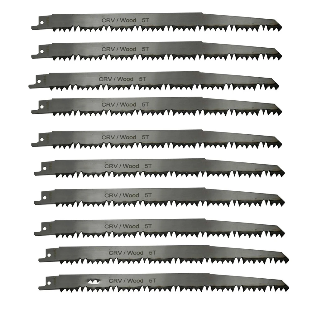

10pcs High Carbon Steel Reciprocating Saw Blades for Woodworking Saber Saw Blades for Reciprocating Saw Power Tools Supplies