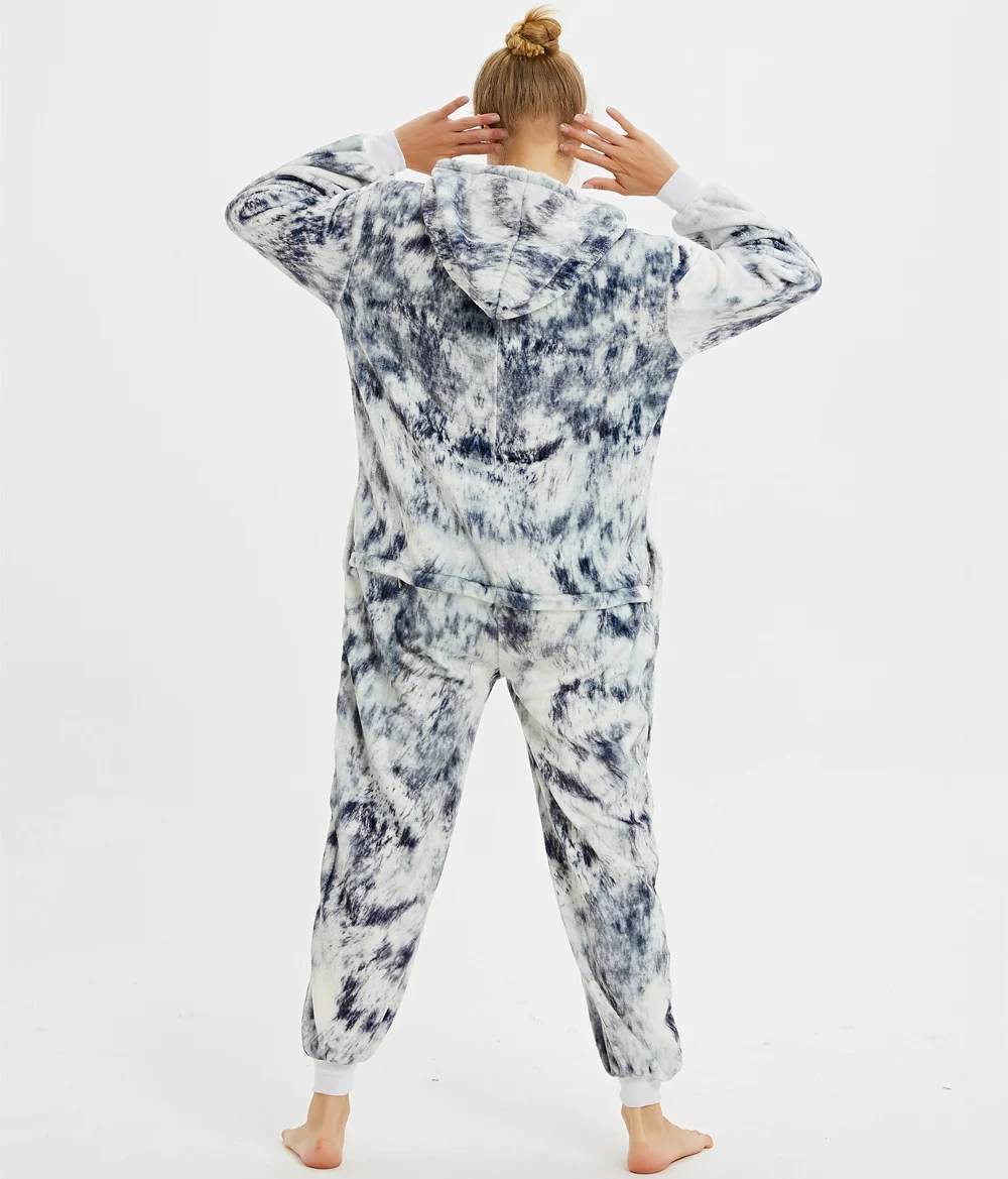 Единорог Cat Комбинезоны для взрослых в виде животного Стич Тоторо Onesie пар мужчин