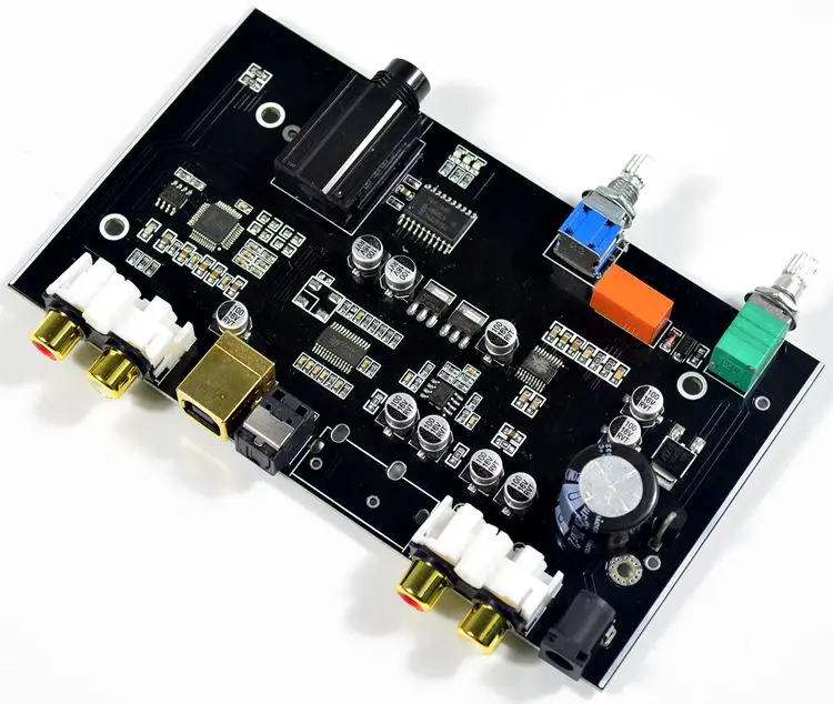 PCM5100 MS8416 оптический USB вход NE5532 OP плата ЦАП 24bit 192K с управлением громкостью аудио
