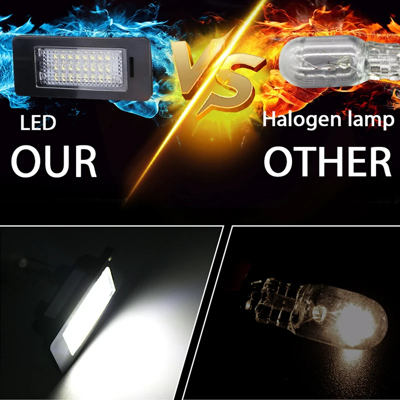 1 пара ошибок светодиодный для BMW номерной знак света лампы E39 E60 E82 E90 E92 E93 M3 E70 X5 E61