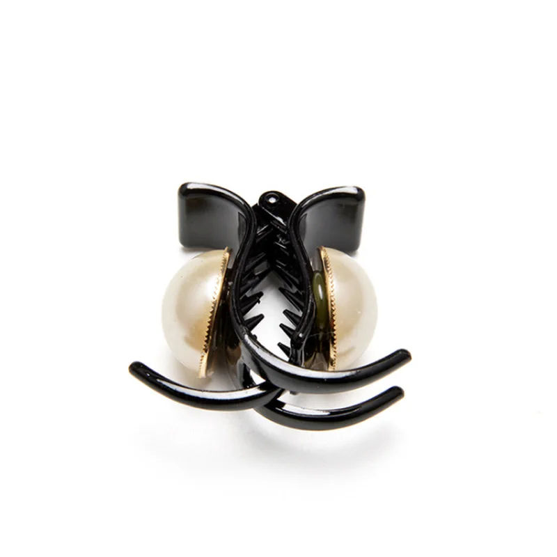 Женские заколки для волос с большим жемчугом инкрустированные золотистыми