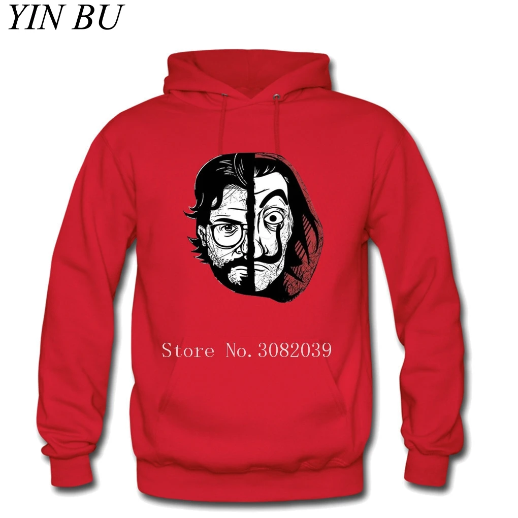 Новые мужские толстовки с капюшоном La Casa De Papel Money Heist House Of paper толстовка для