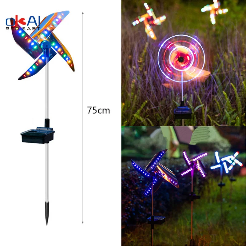 

Windmill Waterproof Night Light Garden Landscape Night Light Decoration Light Ground Light Outdoor Decoration LED