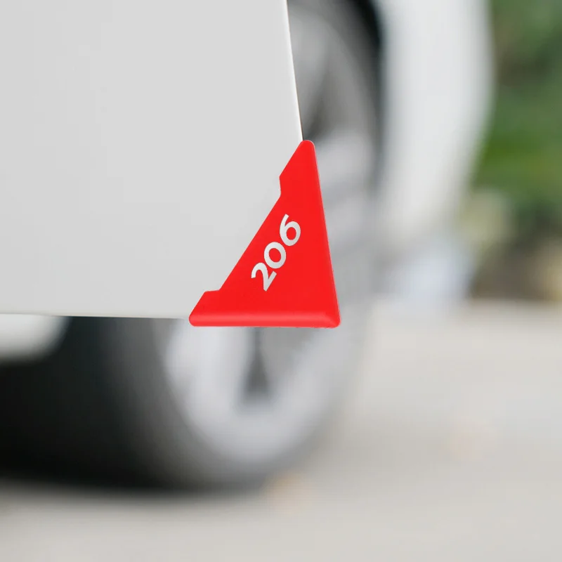 2 шт. двери автомобиля покрытие углов для силиконовый Анти-Царапины формы защиты