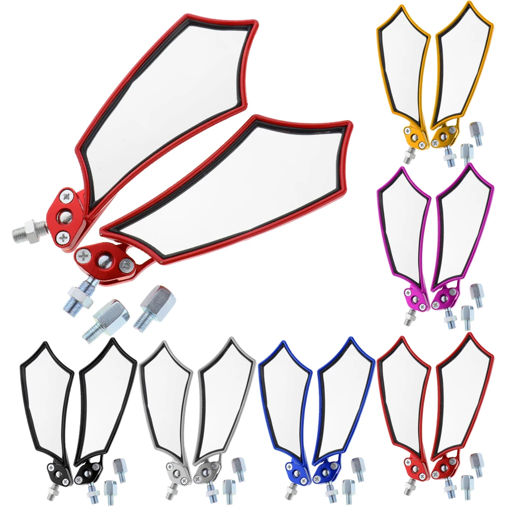 2 шт. мотоциклетный скутер 8/10 мм боковые зеркала заднего вида для