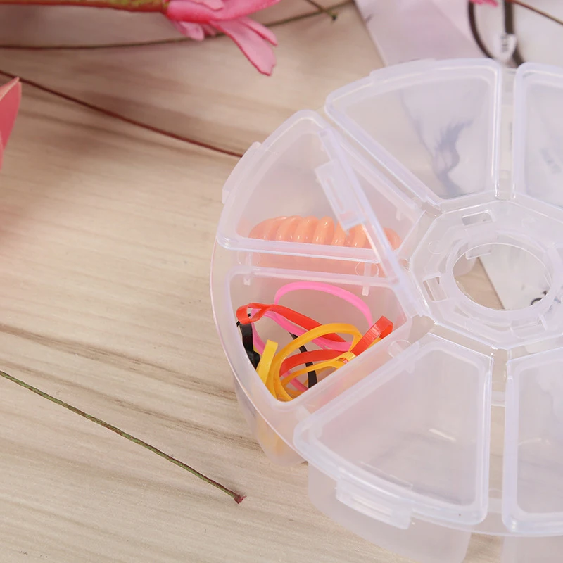 8 Женская пластиковая коробка женская для хранения органайзер макияжа чехол AU