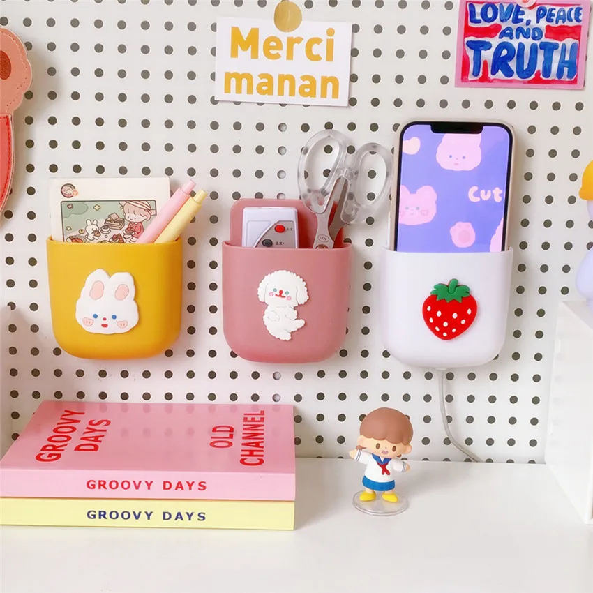 Мультяшные корейские товары для дома настенный декоративный держатель сотового