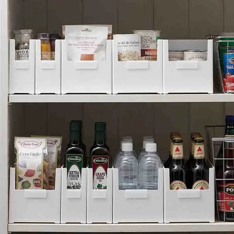 

Multi-function Kitchen Organizer Flavoured Tableware Storage Box Pantry Shelf Condiment Holder