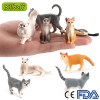 hot simulation wild poultry animal simulation figure orange pet cat educational toy for childrens toy figure collection toy gift