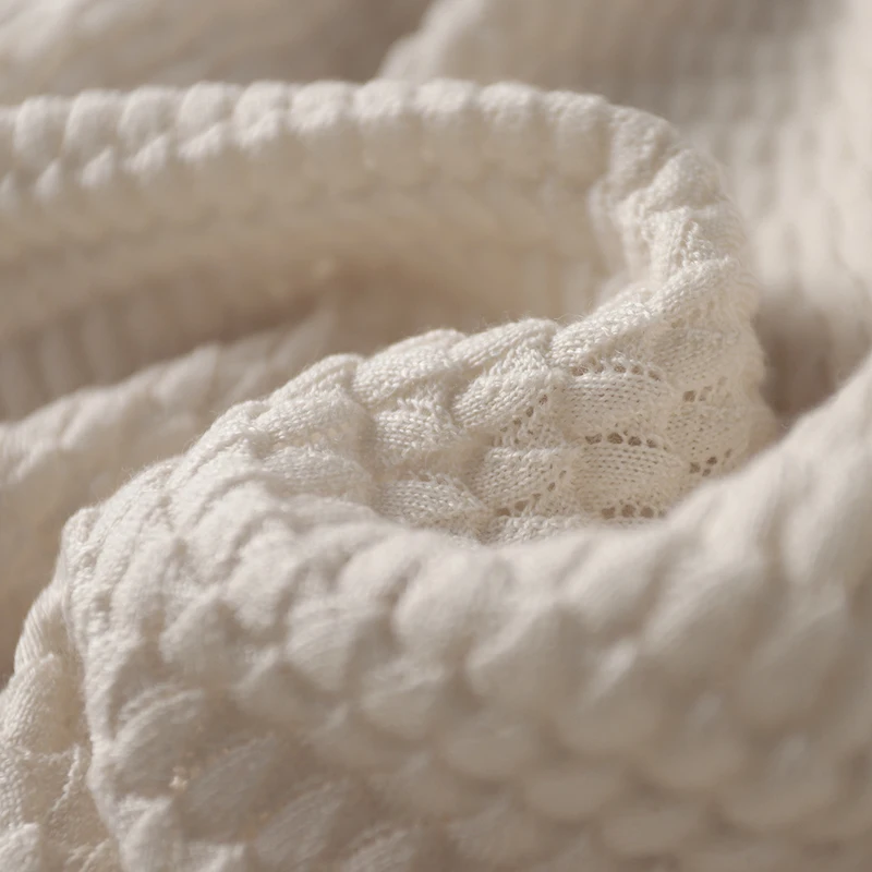 

2021 summer new Crochet hollow process wool Short Sleeve Sweater Top Women's short breathability and comfort sleeve sweater