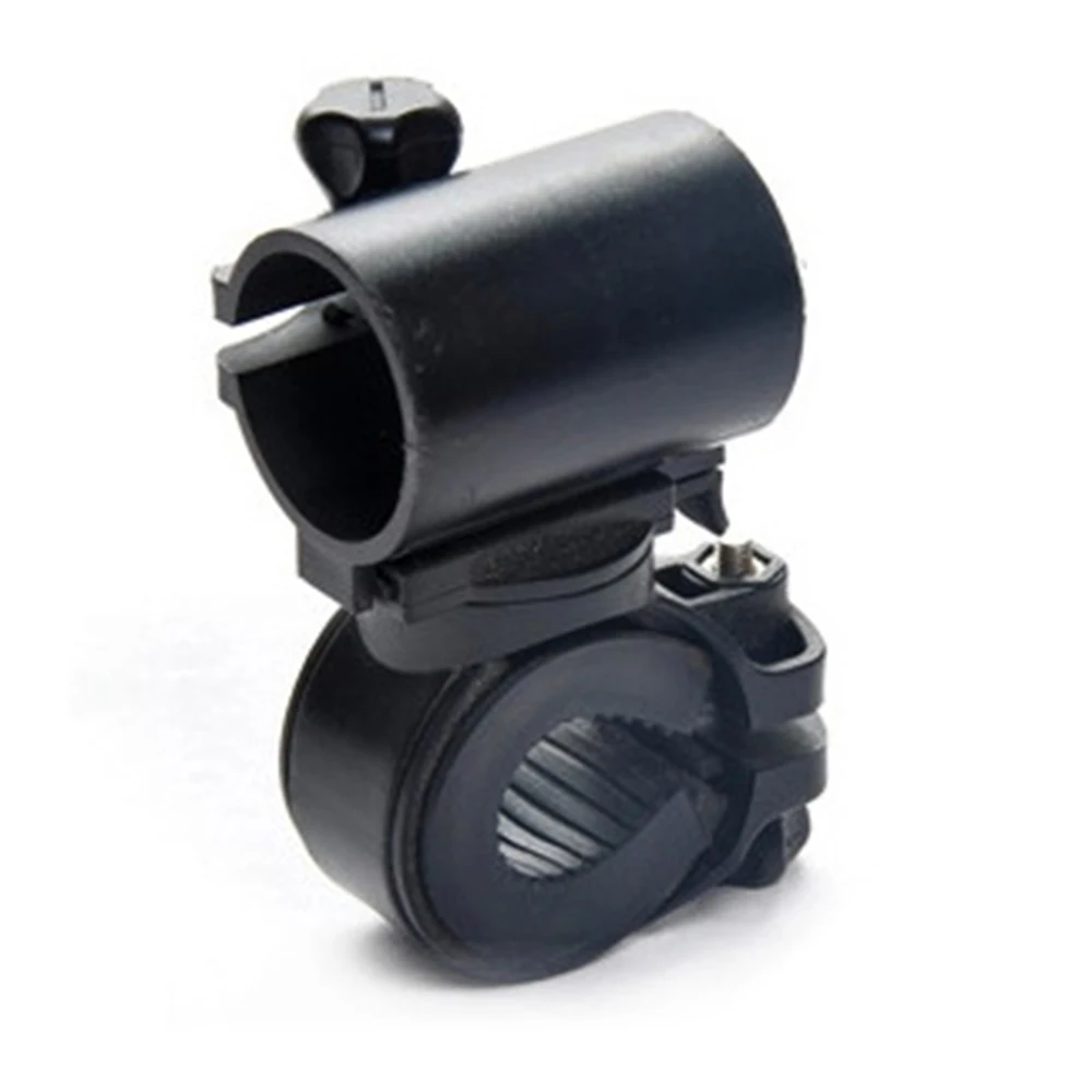 

Black Bicycle Flashlight Mount Bike Flashlight Holder Torch Accessories