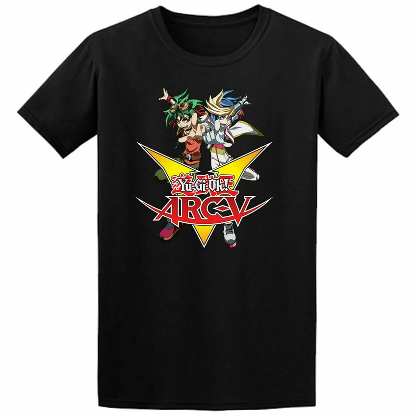 Yugioh Yu Gi Oh Arc V Yuya Sakaki Yugo Oh! Футболка размер S до 3Xl Хлопок Настроить Футболка|Мужские