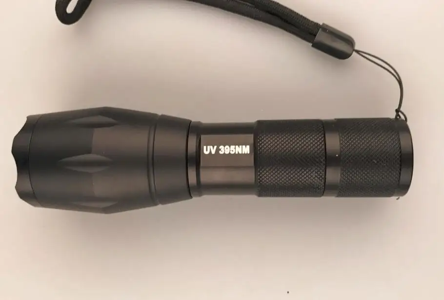 [ ] военный тактический УФ ультрафиолетовый фонарик G700 E17 УФ светодиодный 365NM UV 395NM Nichia