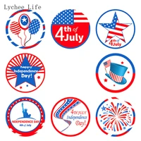 lychee life independence day sticker decoration sticker tape party home decorations stickers art stationery crafts