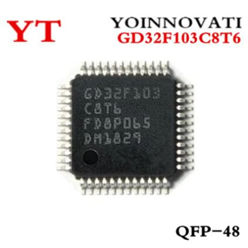 

5pcs GD32F103C8T6 32F103C8T6 GD32F103 C8T6 QFP-48 IC Best quality.